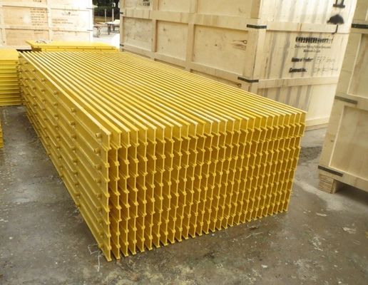 자르는 FRP Grating Walkway 유리섬유 펄트루션에 대한 부식 저항 솔루션