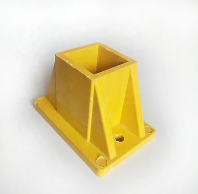 펄트루레이드 50mm 정면 튜브 FRP 핸들레일 울타리 포스트 베이스