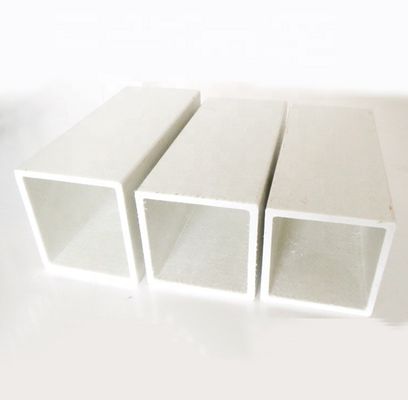30mm 38mm 44mm 50mm 펄트루드 GFRP FRP 퀘어 파이프 견고하고 오래 지속되는 구조