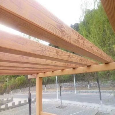 FRP 페르골 구조를 위한 부식 방지 목재 곡물 유리섬유 복합 파이프 프로파일