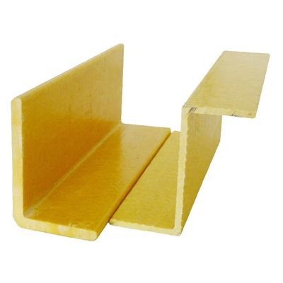 고강도 펄트루드 FRP 유리섬유 각봉 20mm-150mm 사용자 정의 색상을 사용하여