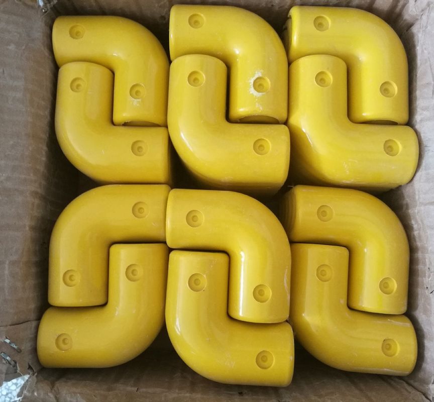 36mm 50mm 유리섬유 GRP FRP 플라스틱 핸들레일 튜브 장착 장치 울타리 철도 커넥터 액세서리